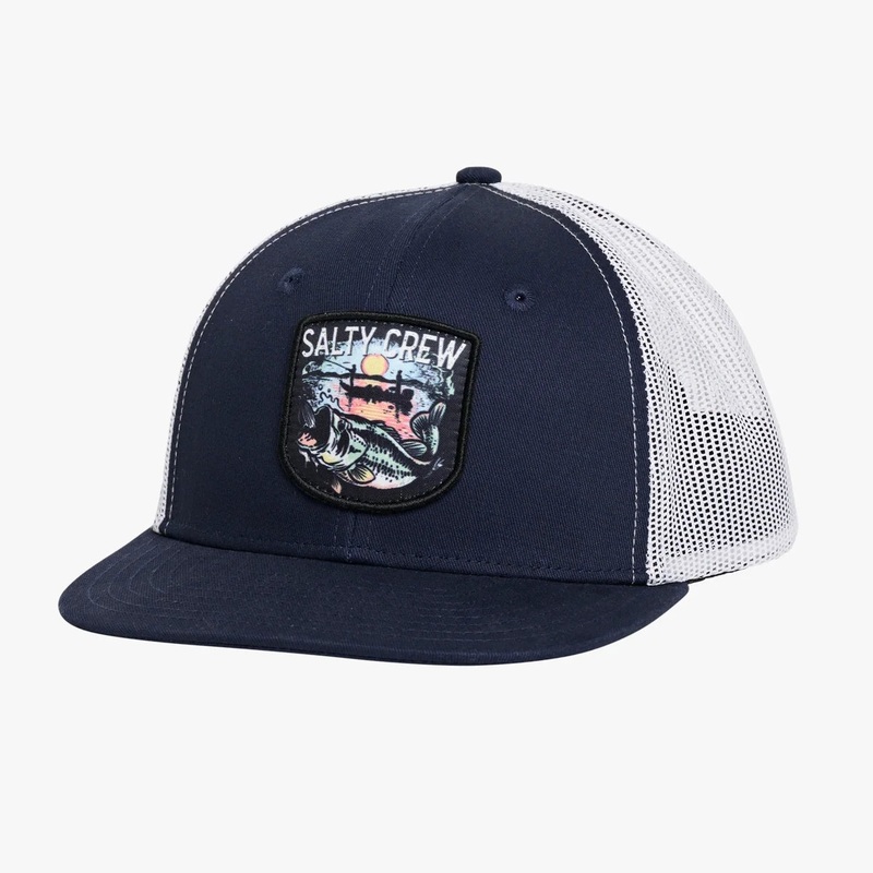 Salty Crew Striker Trucker Hat Black