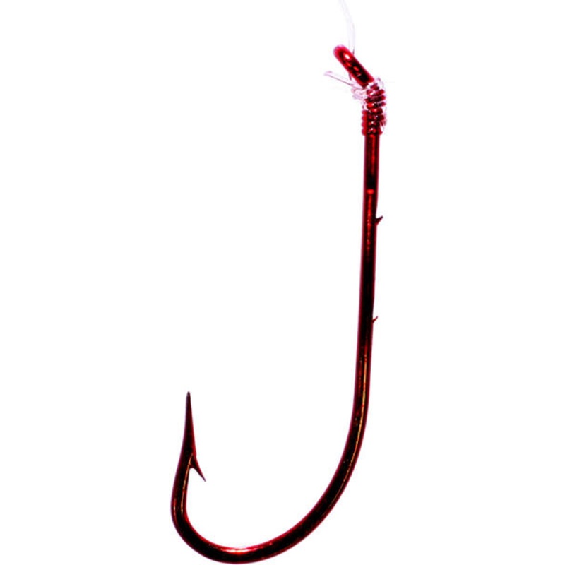 Tru-Turn Blood Red Snelled Baitholder Hooks 2