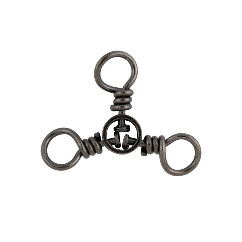Tsunami Three Way Swivel (Black Stainless) 2/0 – 5pk